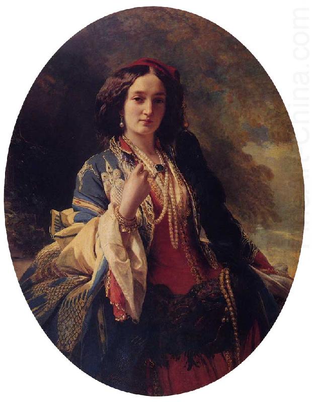 Franz Xaver Winterhalter Katarzyna Branicka, Countess Potocka china oil painting image
